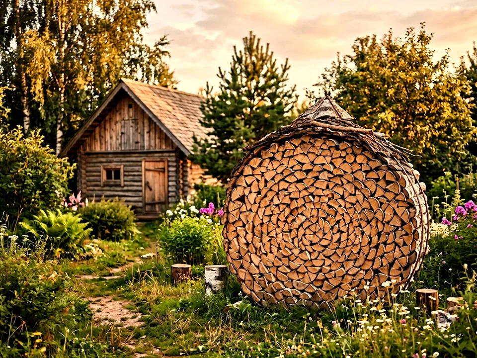 Круговая поленница holzhausen, Нижнекамск, переулок Школьная, 21